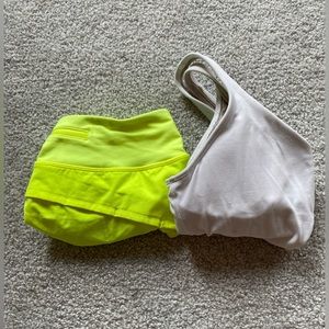 Lululemon Bundle Align top & Speed Up Shorts 2.5”